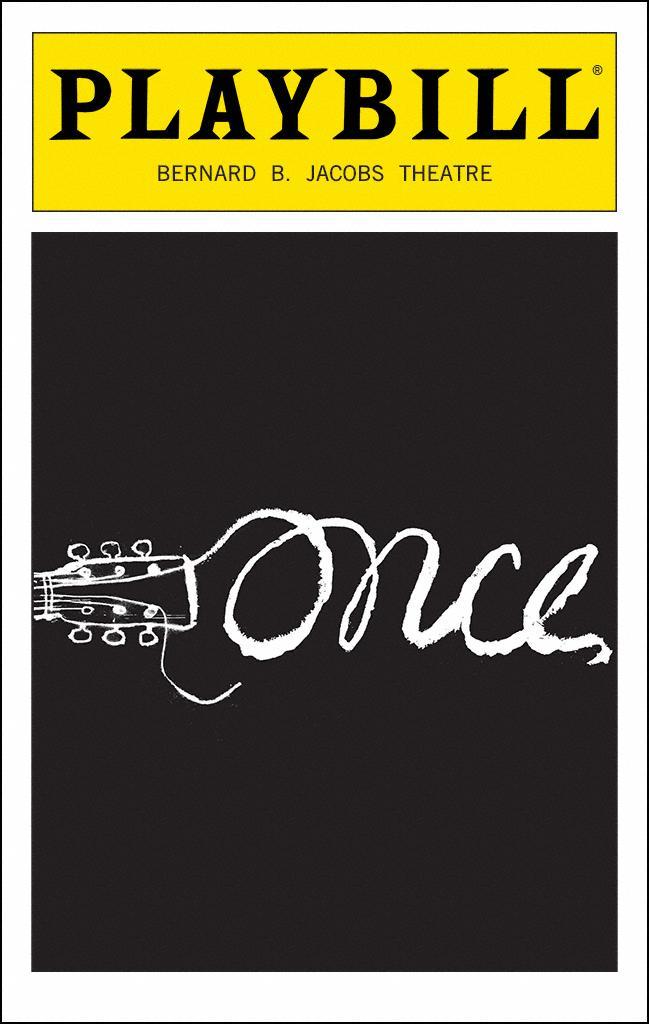 Playbill for Once