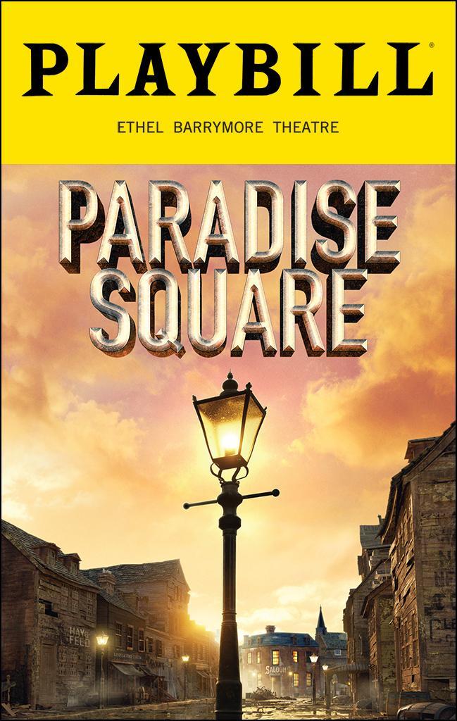 Playbill for Paradise Square 