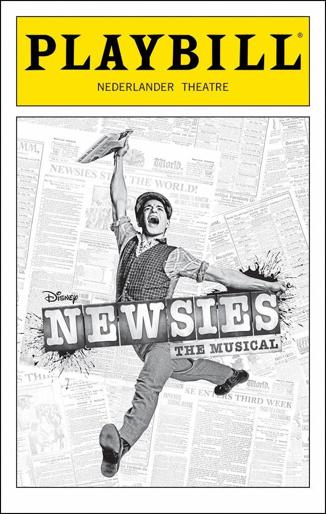 Playbill for The Newsies