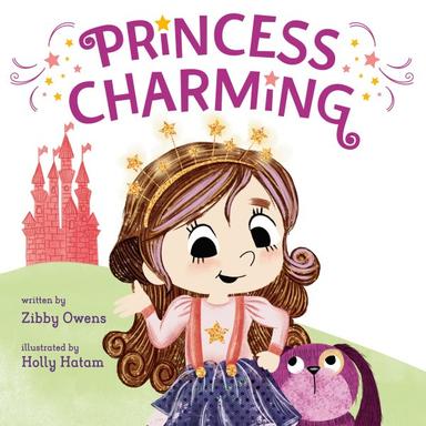 Book Cover of Princess Charming, a princess and her castle.