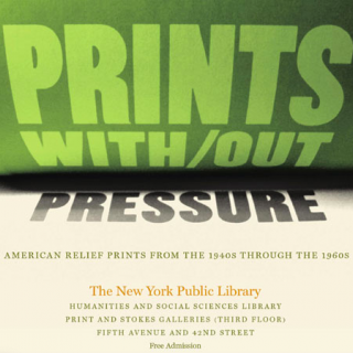 Link to Online Exhibition, Prints With/Out Pressure: American Relief Prints from the 1940s through the 1960s
