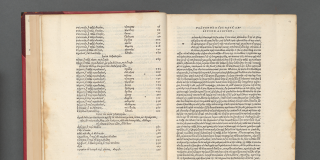 First printed edition of Plato’s complete works in Greek: Hapanta ta tou Platonos. / Omnia Platonis Opera.