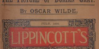 Cover detail from Lippincott's Magazine edition of Dorian Gray